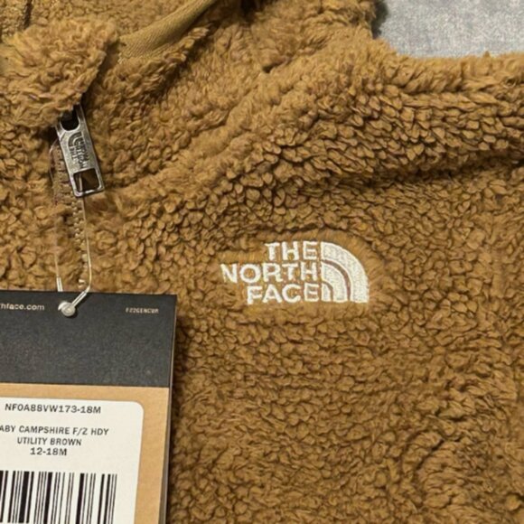 Toddler Campshire Full Zip Hoodie Teddy Brown The North Face - Picture 3 of 5
